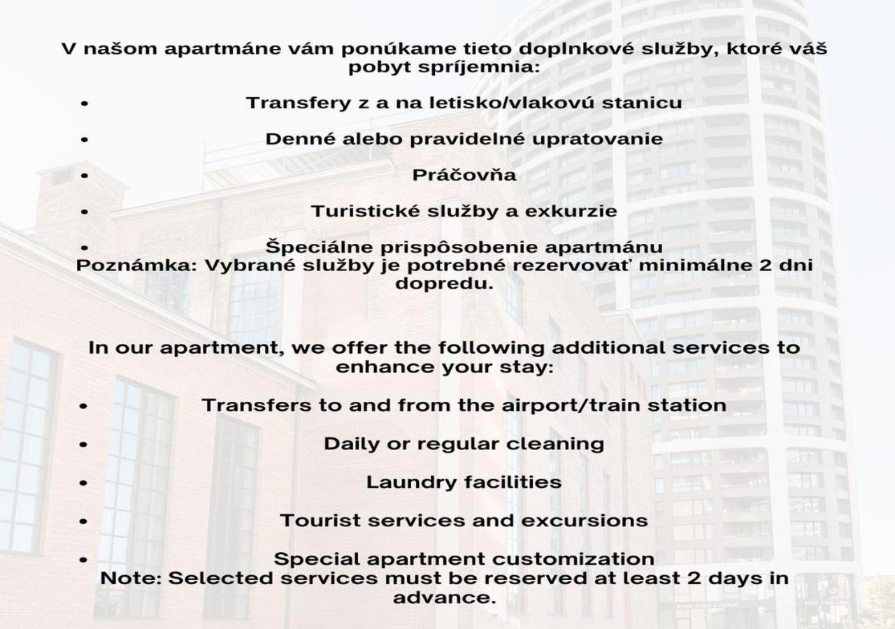 Skau Gajova Family Two Bedroom Apartment With A Terrace Free Parking Bratislava Extérieur photo